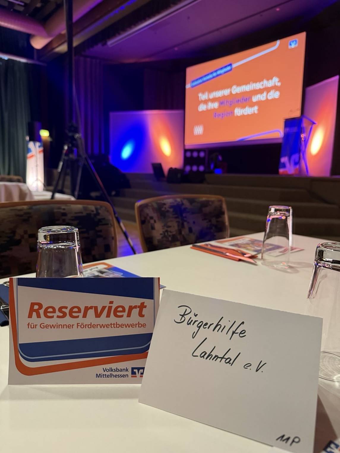 Volksbank Mittelhessen – Förderwettbewerb, Verleihung in der Stadthalle Wetter