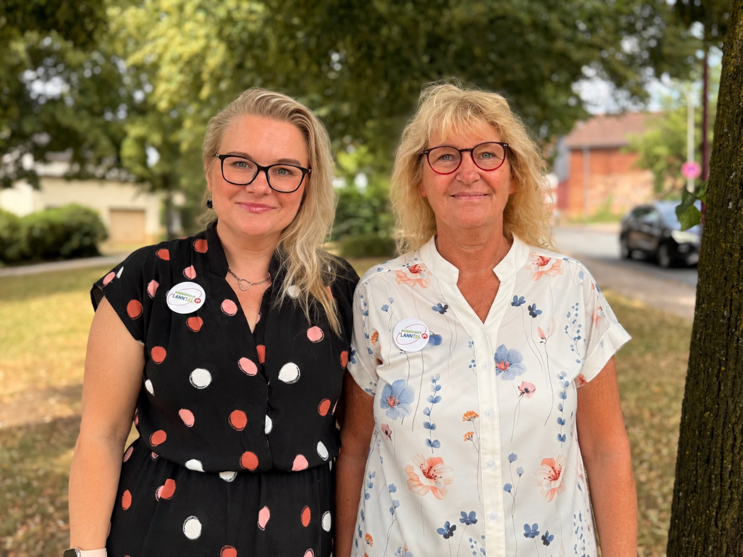 Emilia Kalina-Jarczewski und Bianca Wüsten – Koordinationsteam der Bürgerhilfe Lahntal e.V.